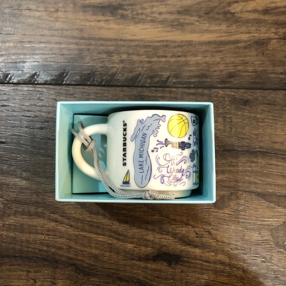Starbucks Mini Mug “Been there” Series Chicago Ornament